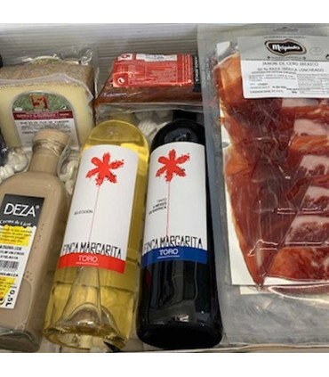 Cesta Lote de Navidad con Paleta ibérica