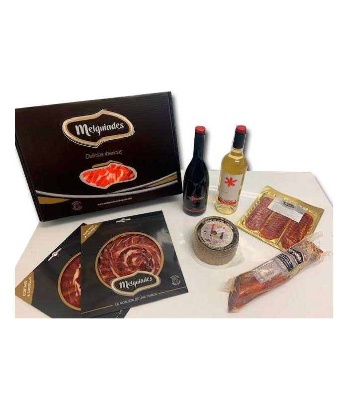 Cesta ibérica de Navidad Jamón de Bellota ibérico Loncheado - Cestas de Navidad -  - 2