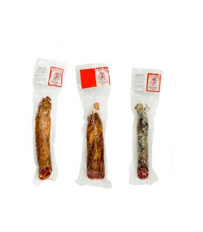 Lot de bellota cârnați 50% iberici. Salamanca