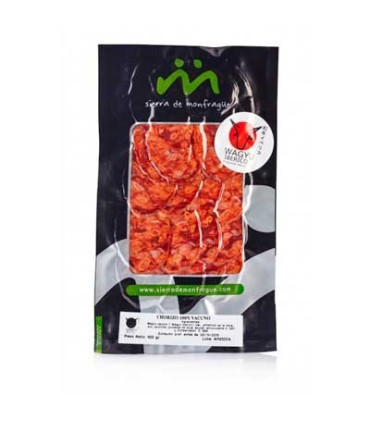 Chorizo fatiado 100% Bovino