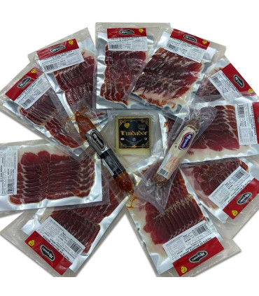 Lote ibérico de presunto alimentado com bolota