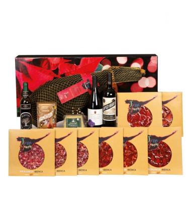 Cesta de Navidad Paleta ibérica de Bellota