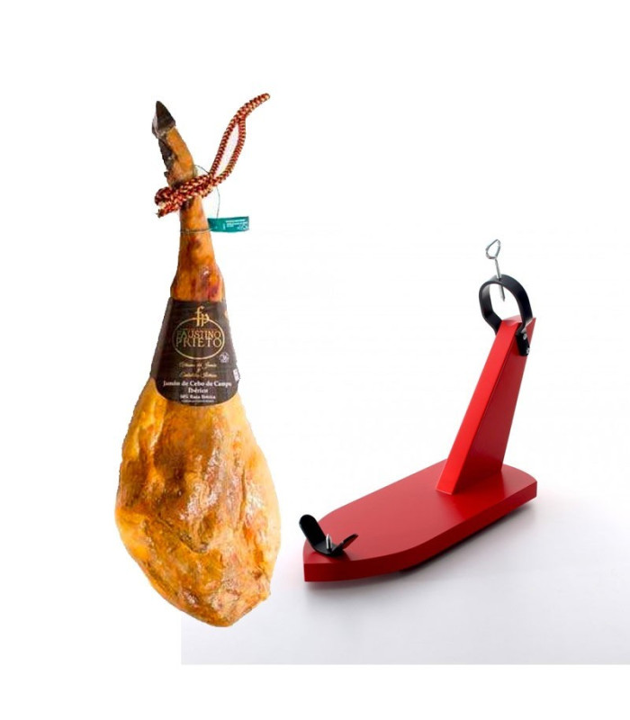 PACK Campo de Presunto Cebo 50% Ibérico + SUPORTE DE PRESUNTO