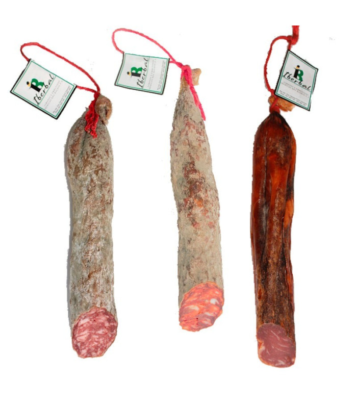 Cârnați iberici lot de bellota Extremeños. Plasencia