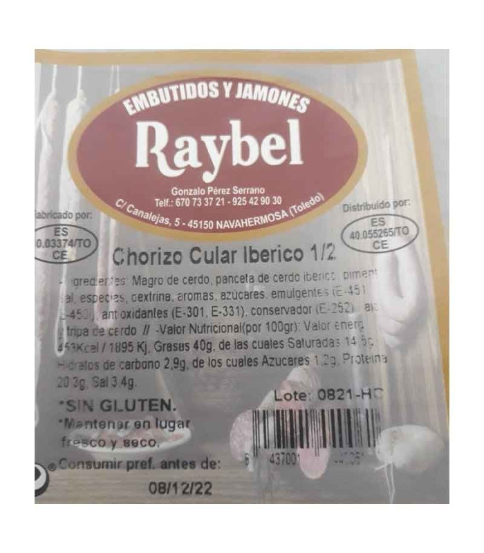 Chorizo Ingredients
