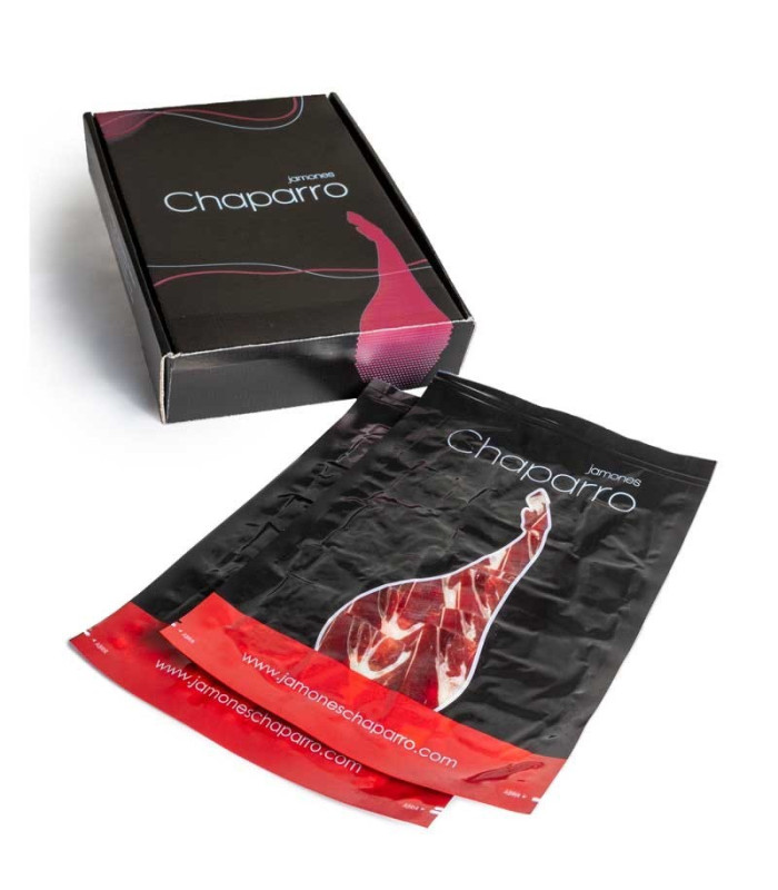 pack Jamón de Bellota 100% ibérico loncheado