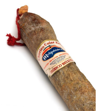 Cesto natalizio con il 50% di prosciutto iberico di Cebo de Campo. Melquiades