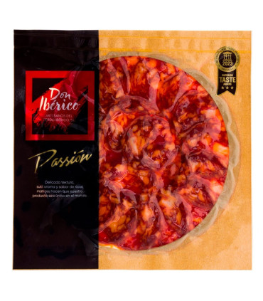 Chorizo de bolota fatiado