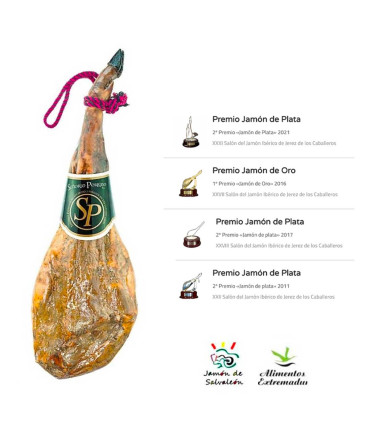 Señorío Porrino 4* Jambon. Prix Salón Jamón Jerez de Los Caballeros - Jamones Fuera de Norma - - 1