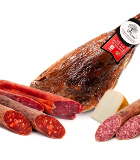 Lote Jamón de Bellota 50% ibérico. Hermanos Martín Sánchez Guijuelo.