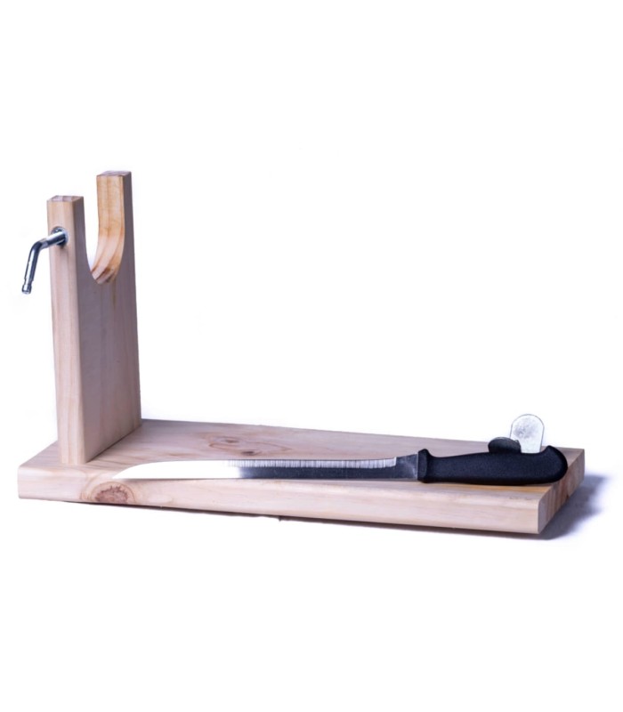 Ham holder and knife