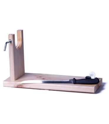 Schinkenhalter und Messer