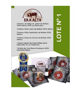 Gran Lote especial de Jamón Bellota 100% Ibérico loncheado