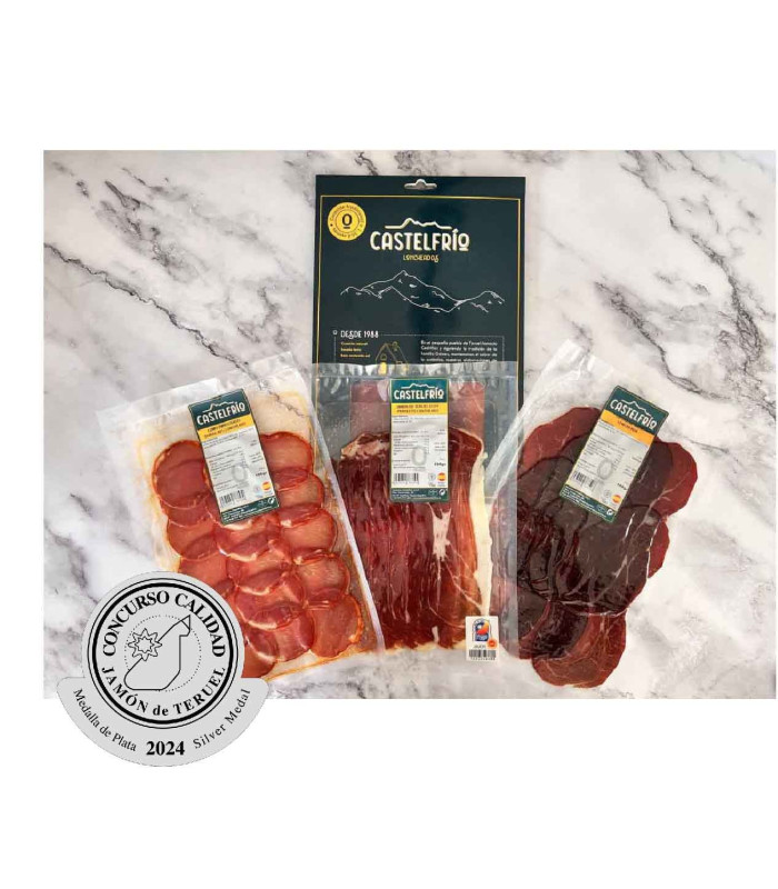 Pacchetto degustazione Prosciutto Teruel DOP, Lomo e Cecina - Castelfrío