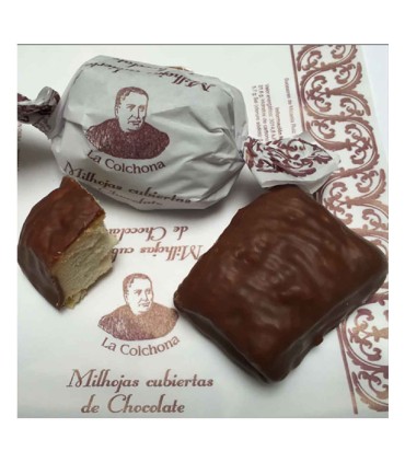 Millefeuille mit Schokoladenüberzug