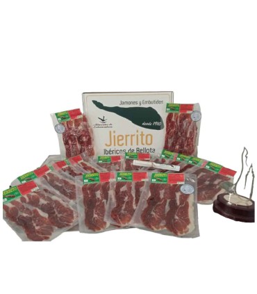 In Scheiben geschnitten Jamón de Bellota 50% ibérico