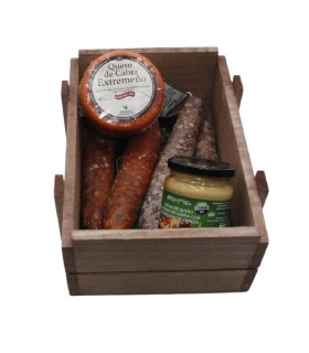Selecție gourmet Ibérica coș cu brânză și cremă de cireșe 2