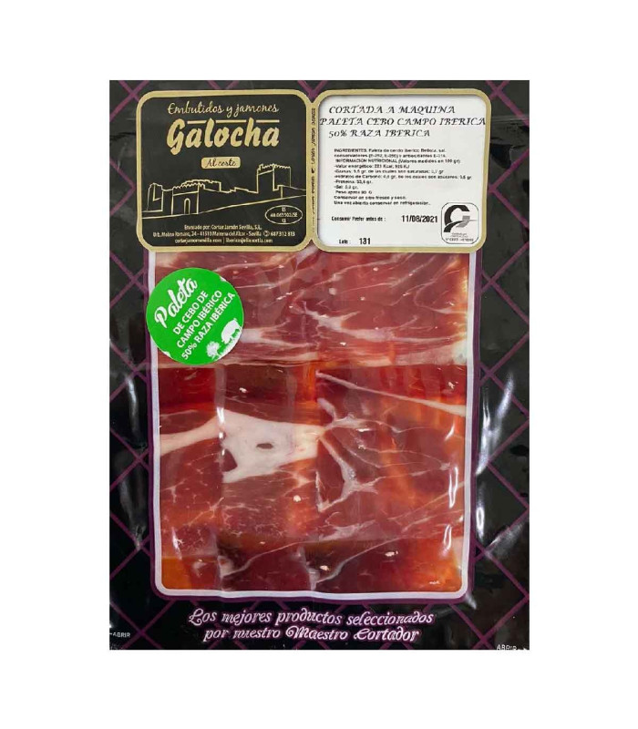 Galocha Paleta de cebo de campo 50% ibérico Machine Sachets