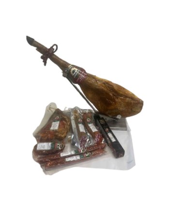 Cesta de Presunto Ibérico e Enchidos – Encina Charra - Salamanca