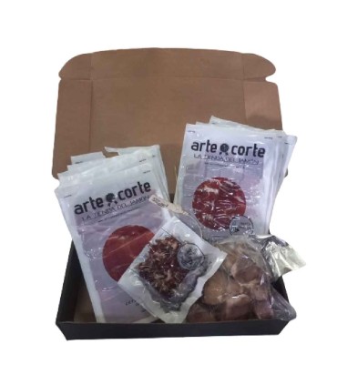 Free sliced cebo 50% Ibérico Monesterio ham
