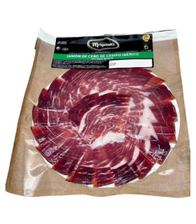 Jamón de cebo field 50% Ibérico sliced with a knife