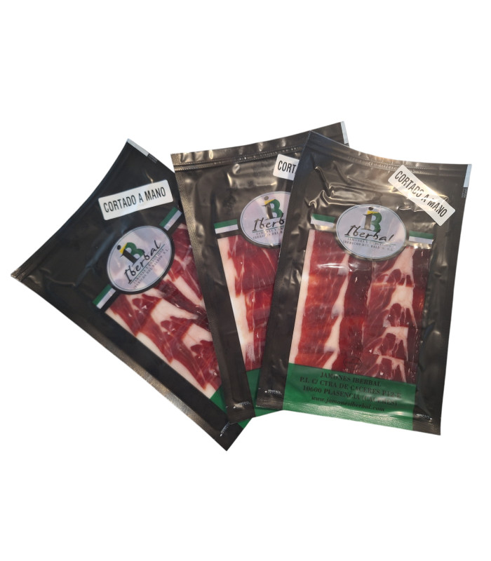 Jamón de Bellota 50% Ibérico de Extremadura Loncheado a cuchillo - Jamón ibérico loncheado -  - 1