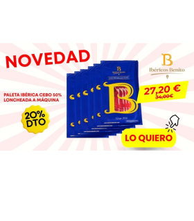 Loncheado Paleta de Cebo 50% Ibérica