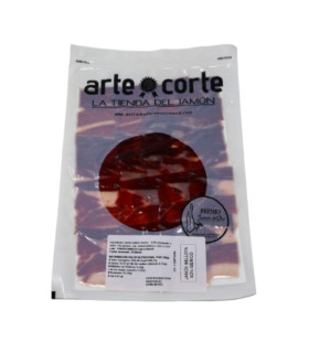 Jamón de Bellota 50% Ibérico fatiado com uma faca 2