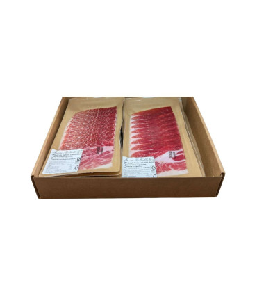 Jamón de Bellota 100% in Scheiben geschnittene Ibérico . Montecillo Iberischer Schinken - in Scheiben geschnitten Jamón Ibérico 