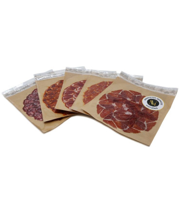 Estojo de Presunto e Enchidos Ibéricos da bellota Ibéricos Vizcaíno - Cestas de Natal com Presunto - - 6