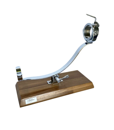 Modell Aracena kippbarer drehbarer Schinkenhalter - Schinken und Messer - - 4